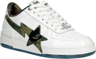 A Bathing Ape A Bathing Ape, Schoenen, Dames, Wit, 36 EU, Leer, Bape STA OS 2