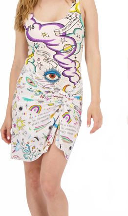 Me369 Likey Mini Skirt In Off White