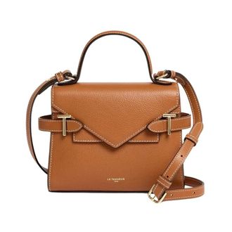 Le Tanneur Bolso peque&ntilde;o de doble solapa Emilie - Bags - Mujer - Marr&oacute;n - ONE SIZE
