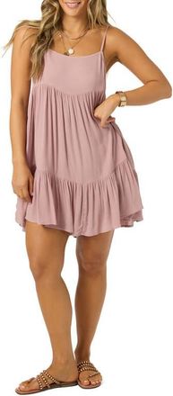 O'Neill Saltwater Rilee Cover-Up Minidress in Orchid at Nordstrom, Size X-Large