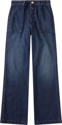 Closed Wijde Pijpen Broek - Dames - Loose Fit Jeans - Blauw - W29 - Katoen - Jeans