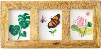 Matr Boomie Matr Boomie Bimala Gift Enclosure Mini Triple Quilling Card Frame