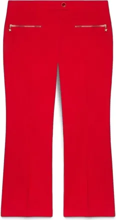 Fiorella Rubino Broeken, Dames, Rood, XS, Katoen, Straight Broeken