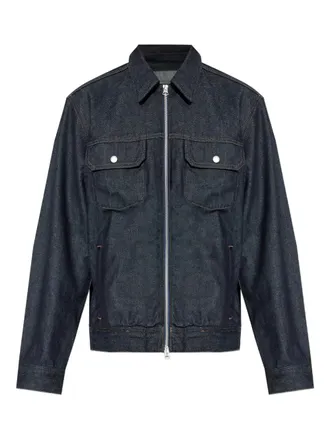 Rag & Bone zip-up pocket jacket - men - Cotton - L - Blue