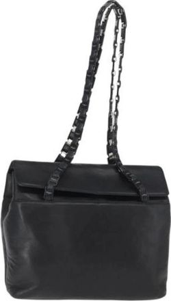 Ferragamo Pre-owned Leren Schoudertas - Dames - Vintage Schoudertas - Zwart - ONE Size - Leer - Vintage
