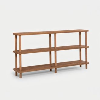 Asir Group LLC Consolle Libreria Da Soggiorno E Ingresso 150x35x75cm In Legno Naturale Raca