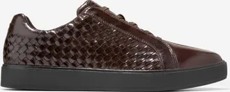 Cole Haan Mens GrandPr&oslash; Luxe Woven Slip-On Sneakers - Brown Size 10.5