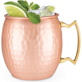 Twine Hammered Moscow Mule Mug in Copper at Nordstrom