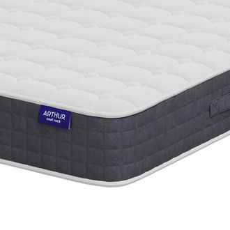 Arthur Sleep Cool Rock Extra Firm Hybrid Mattress in White | Size: King