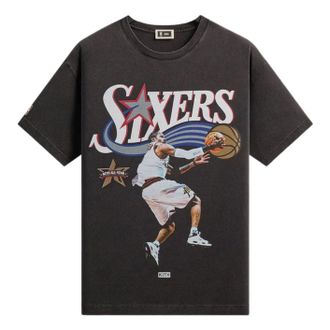 Kith Kith for NBA All-Star Philadelphia 76ers Allen Iverson Vintage T-Shirt Black KHM034945-001