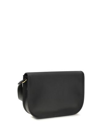Valentino Garavani Mens Shoulder Bag Antibes Calfskin Black Calf Leather