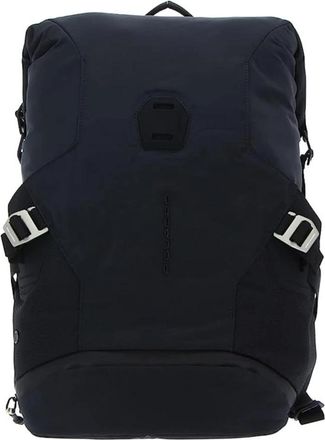 Piquadro Antivirale Gerecyclede Stoffen Laptop Rugzak Zwart Mannen - Heren - Rugzakken - Zwart - ONE Size - Nylon - Tassen