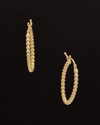 Italian Gold, Inc 18K Italian Gold Oval Hoops