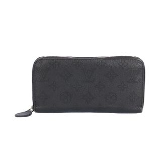 Louis Vuitton Black Mahina Leather Long Wallet (Bi-Fold) (Pre-Owned)