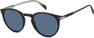 Eyewear by David Beckham Premium Zwarte Zonnebril - Authentieke Stijl - unisex - Zonnebrillen - Zwart - 51 MM - Accessoires
