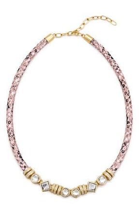 Saachi Glam Accent Collar Necklace in Light Pink at Nordstrom Rack