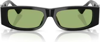 Versace Green Rectangular Mens Sunglasses VE4476U GB1/2 55
