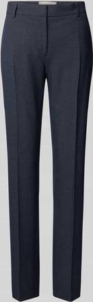 Christian Berg Slim Fit Hose mit Strukturmuster in Marine, Größe 34