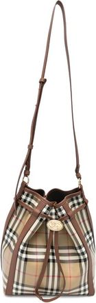 Burberry Small Check Bucket Bag