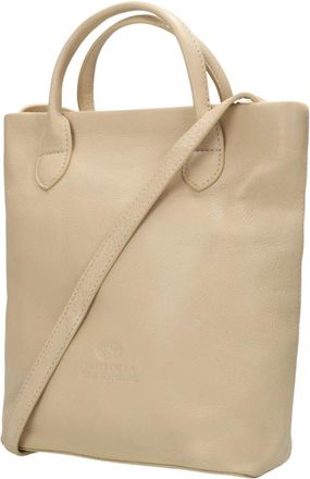 Fred De La Bretoniere Vicky Handtas - Dames - Handtassen - Beige - ONE Size - Leer - Tassen