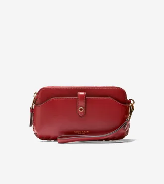 Cole Haan Womens Isabella Wristlet - Red