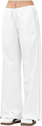 Puma Puma, Broeken, Dames, Wit, L, Nylon, Witte Sportieve Dare To Ritsbroek