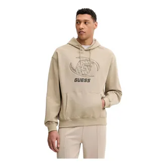 Guess Hombre, Sudaderas, Beige, Talla: M