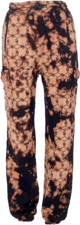 Dolly Noire Monogram Zwart Trainingsbroeken Stijlvol Comfort - Heren - Sweatpants - Zwart - S - Katoen - Broeken