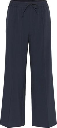 Part Two Elegant Midnight Wide Leg Broeken - Dames - Wijde Broeken - Zwart - XL - Polyester - Broeken