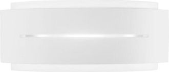 Fan Europe Applique scott in gesso bianco verniciabile con luce biemissione