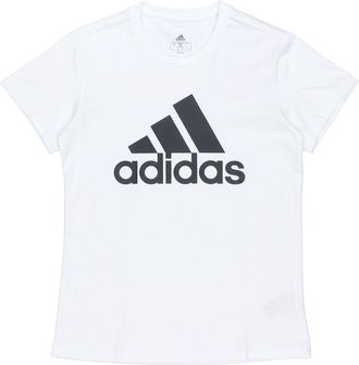 adidas (WMNS) adidas Essentials Logo T-Shirt White Black GL0649