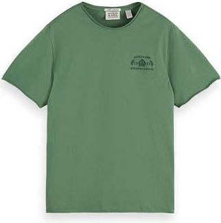 Scotch & Soda Roll Neck Cotton T-Shirt in Myrtle at Nordstrom Rack, Size Small