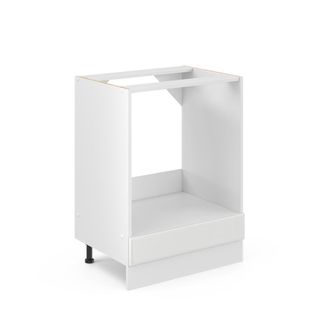 Vicco Armario Para Horno Empotrado R-line, Blanco Casa De Campo, 60 Cm Sin Encimera Vicco