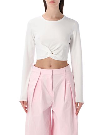 The Garment Madison Knot Front Slim Top