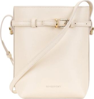Givenchy Kleine 4G Leren Crossbody Tas - Dames - Schoudertassen - Beige - ONE Size - Leer - Tassen
