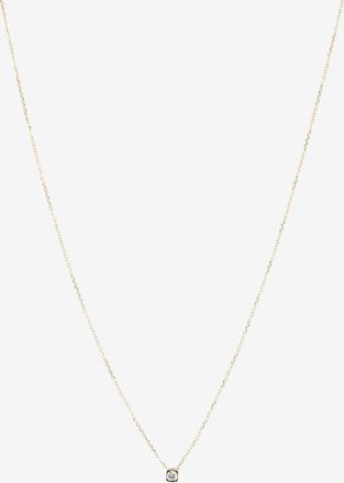 Dinh Van Halskette aus Gelbgold und Diamant Le Cube PM