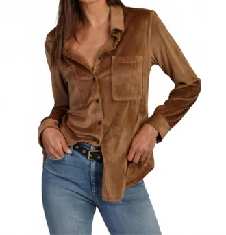 Dylan Womens Maeve Shirt In Brown