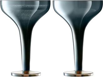 LSA International Lsa International Set Of 2 Epoque Champagne Saucer 5Oz