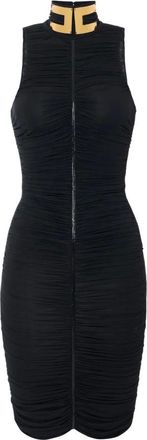 Elisabetta Franchi Kleedjes, Dames, Zwart, M, Cr&ecirc;pe Jersey Jurk