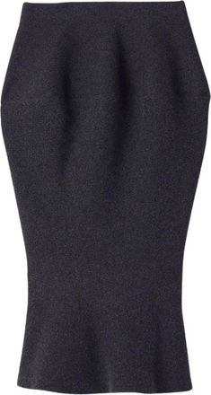 Jacquemus Fiocco Rok - Dames - Midirokken - Grijs - XS - Wol - Rokken