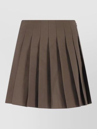 Maison Margiela high waist midi skirt pleated design