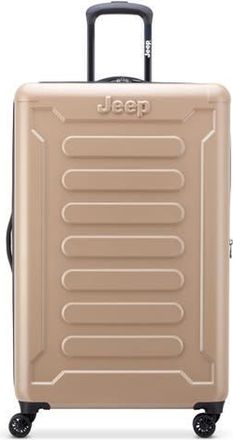 Jeep JH004C Checked-Large 28 Inch Hardside Expandable Luggage with Spinner Wheels in Beige at Nordstrom