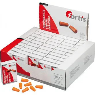 Fortis Tapones De Protecci&oacute;n Auditiva Box 50x5 Pores Fortis