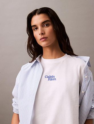 Calvin Klein Flock Logo T-shirt