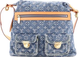 Louis Vuitton Baggy denim GM schoudertas - Blauw