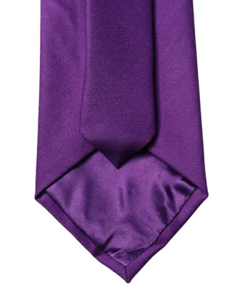 Dolce & Gabbana Silk-Lined Polyester Necktie - Purple