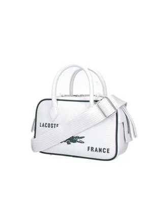 Lacoste Mens Bags White Leather