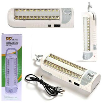 Trade Shop Trade Shop - Lampada Emergenza 24 Led Smd Con Neon Ricaricabile Para Casa Auto 4w 7104
