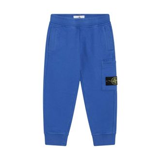 Stone Island Pantalone Jogging - male - Stone Island - Sweatpants - Blue - 2 Y - Kids