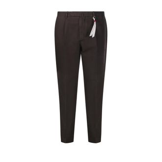 Santaniello Suit Trousers, male, Brown, Size: XL Arechi Pant